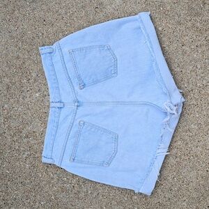 Vintage Northwest Blue High Waisted Rise Light Denim Shorts Size 31